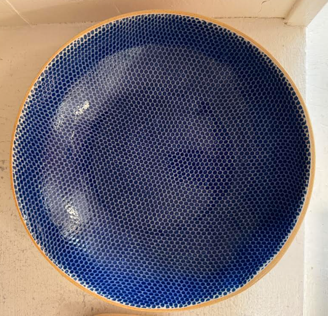 8" Bowl - Honeycomb Cobalt