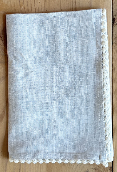 Linen Crochet Napkin