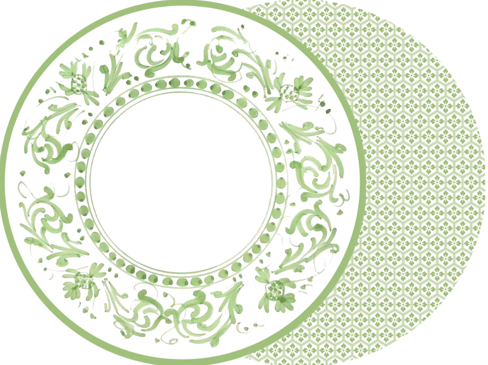 2-Sided Florentine Round Placemat