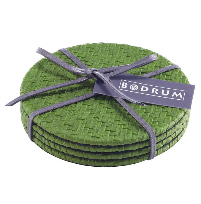 Wicker Coasters - Set of 4