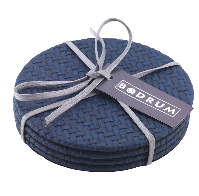 Wicker Coasters - Set of 4