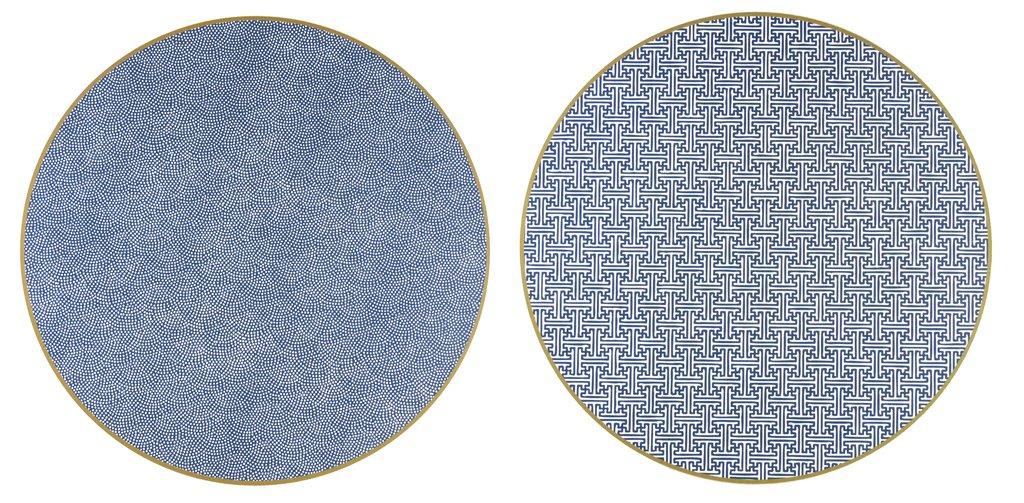 2-Sided Sayagata Placemat - NavyDefault Title
