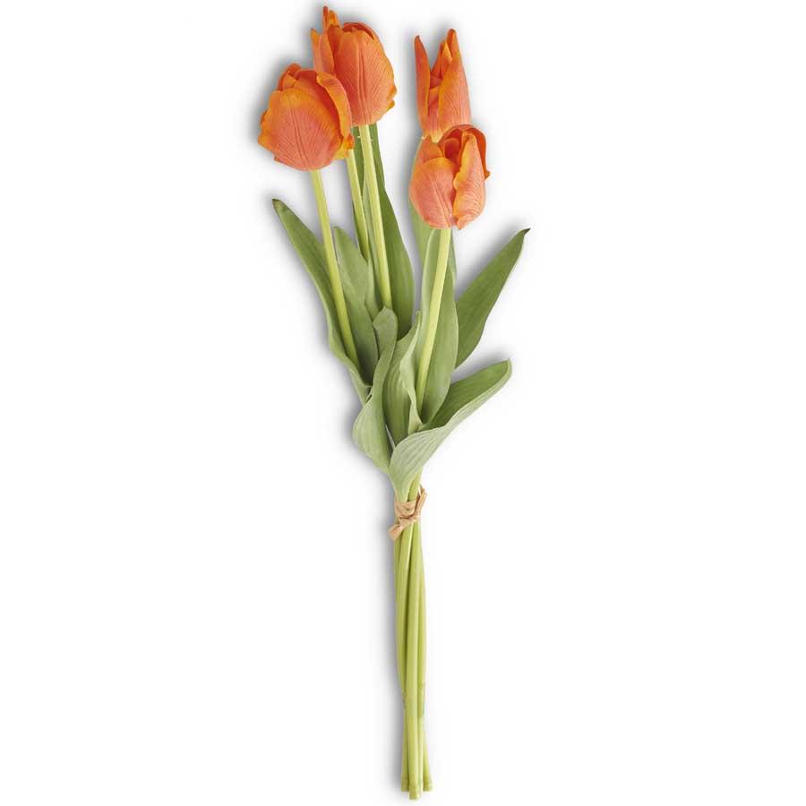 22" Tulip Bouquet - Orange