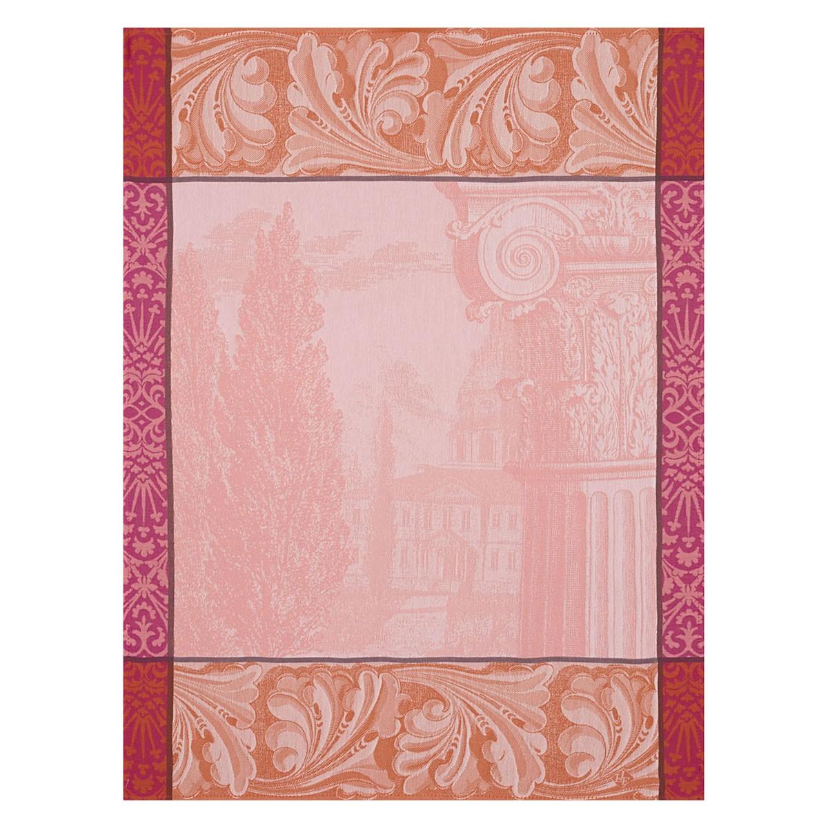 Baroque Jardin Tea Towel - Pink