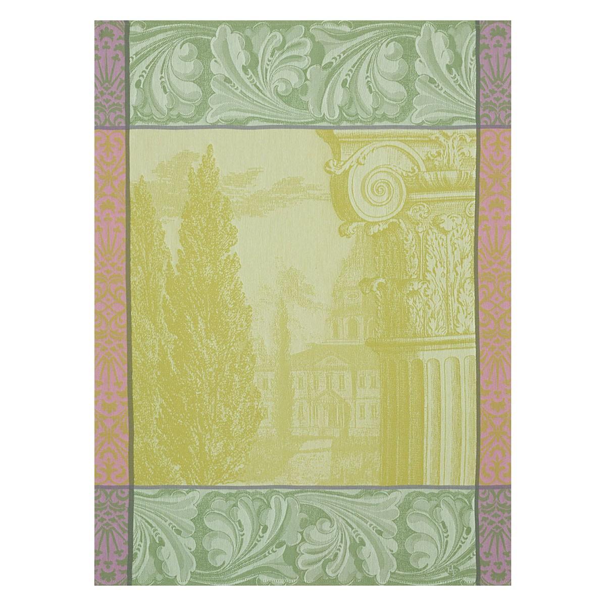 Baroque Tea Towel - Jardin Green