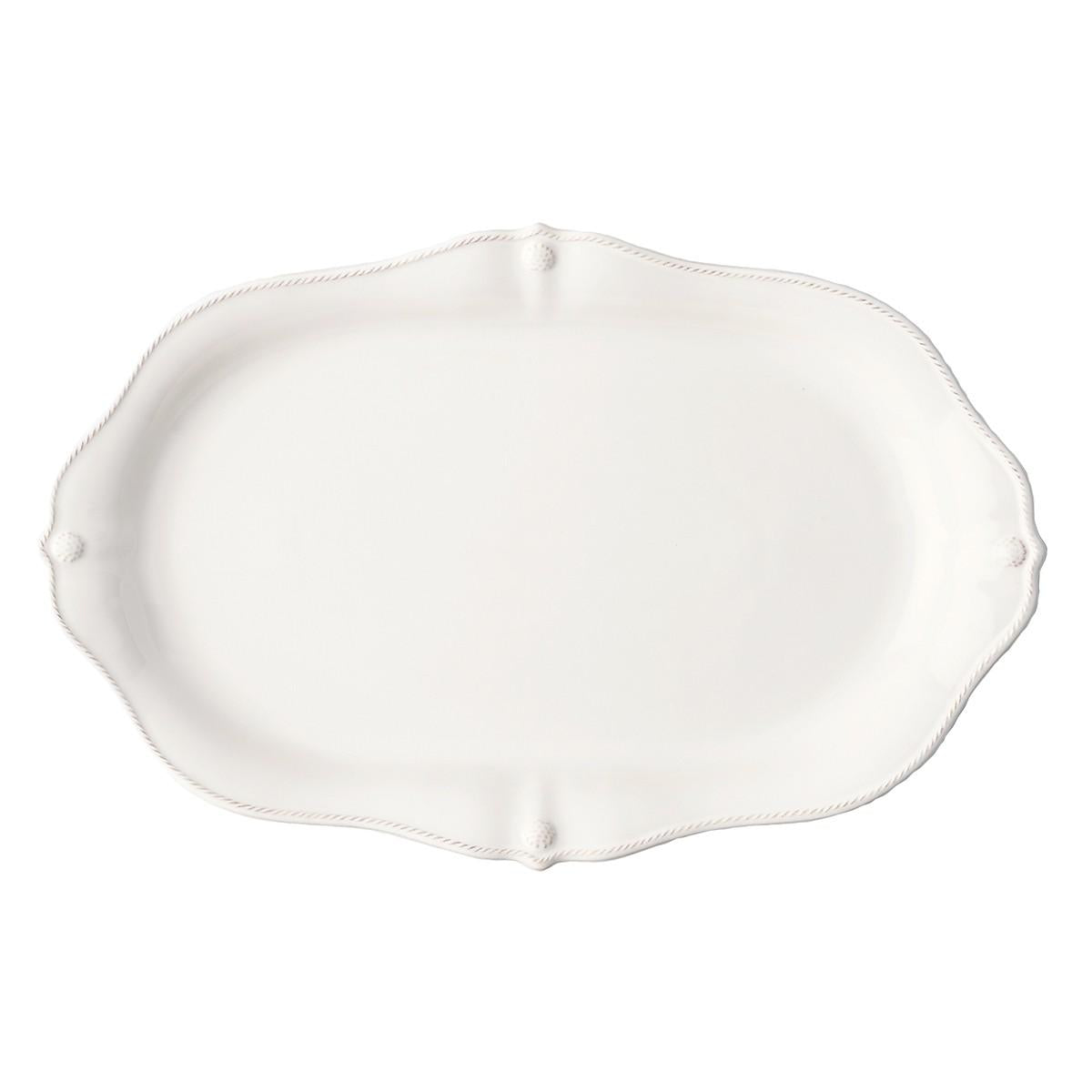 Berry & Thread 20" Oval Platter - WhitewashDefault Title