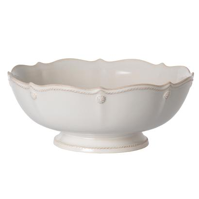 Berry & Thread Footed Fruit Bowl - White