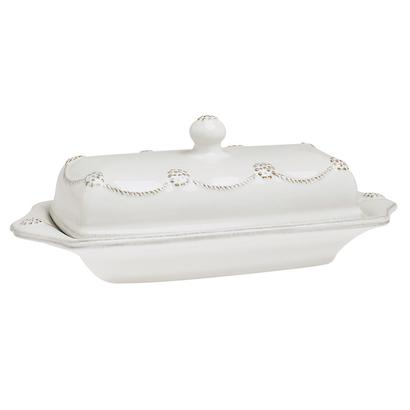 Butter Dish & Cover - White