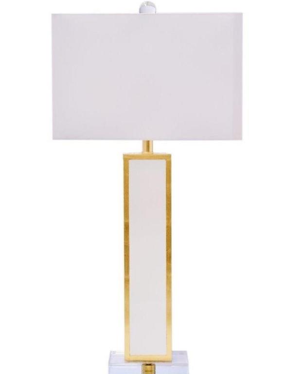 Blair Table Lamp - White/Gold
