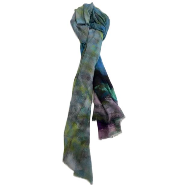 Cashmere Scarf - Trees III