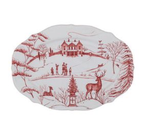 Country Estate Ruby Tray -  8"