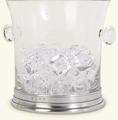 Crystal Ice Bucket with Handles