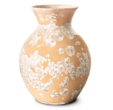 Curio Crystalline Vase - Sunset