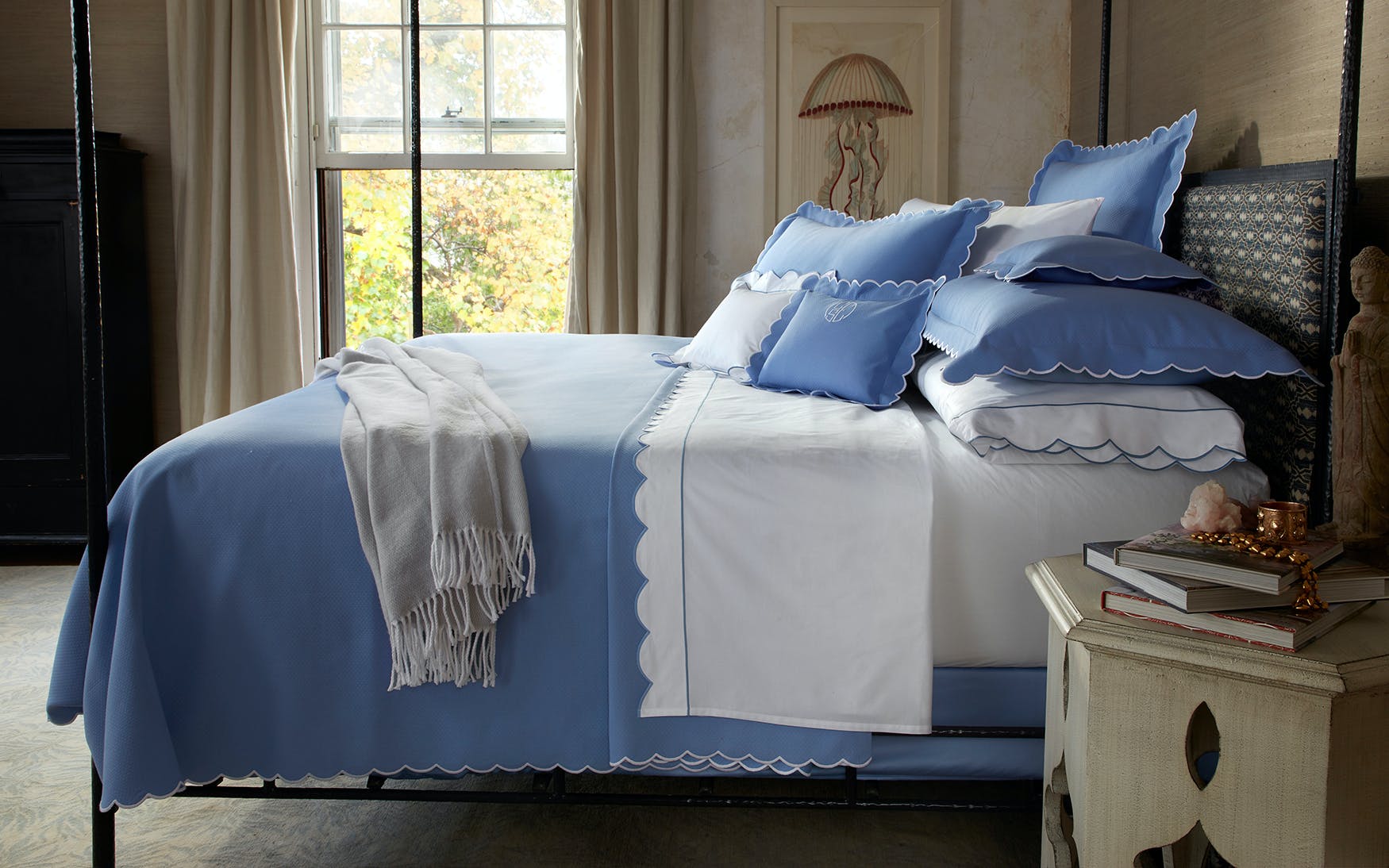 Diamond Pique Duvet Cover