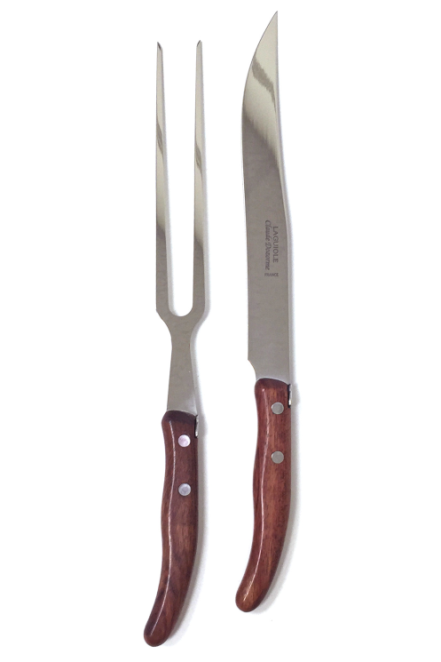 Exotic Wood Handle - 2 Piece Carving Set