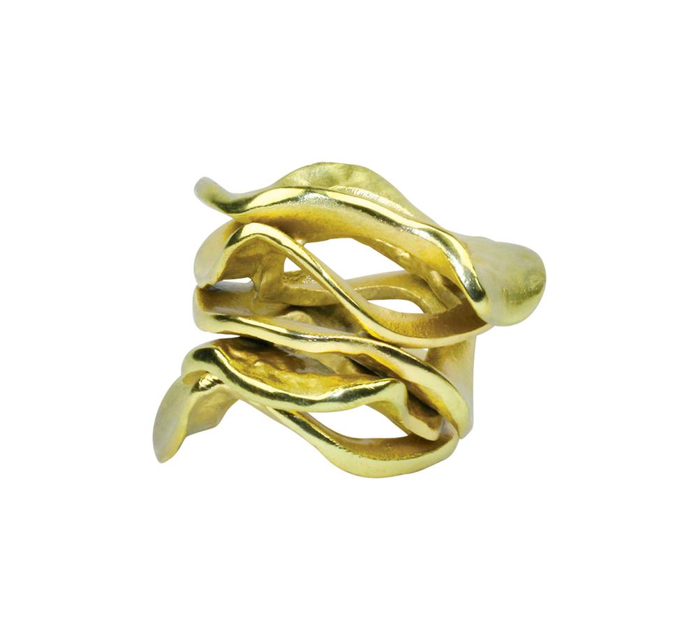 Flux Napkin Ring - Gold