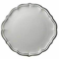 Filet Cake Plate - Taupe