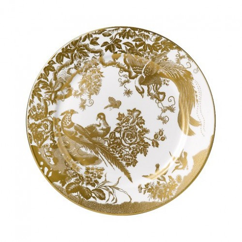 Gold Aves Salad Plate