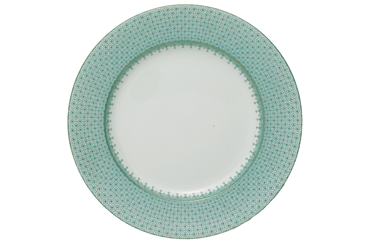 Green Lace Service Plate