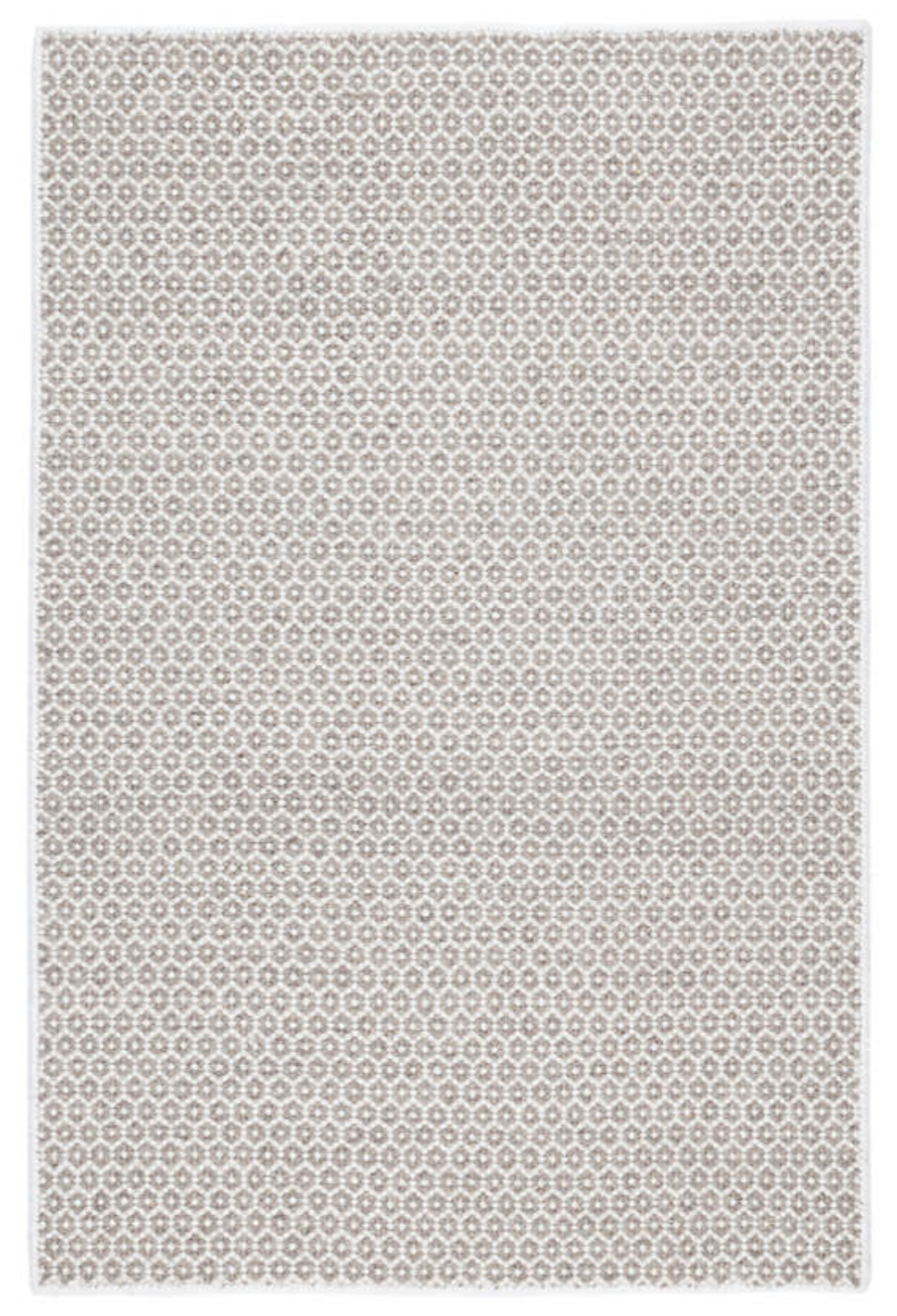 Honeycomb Grey/Ivory Wool Rug - 8x10'