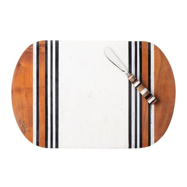 Stonewood Stripe Board & Spreader Set