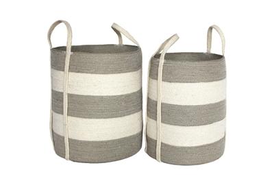 Jute Laundry Hamper - Small