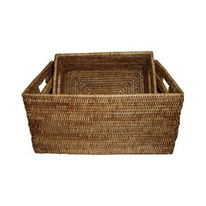 Large Basket - Antique Brown