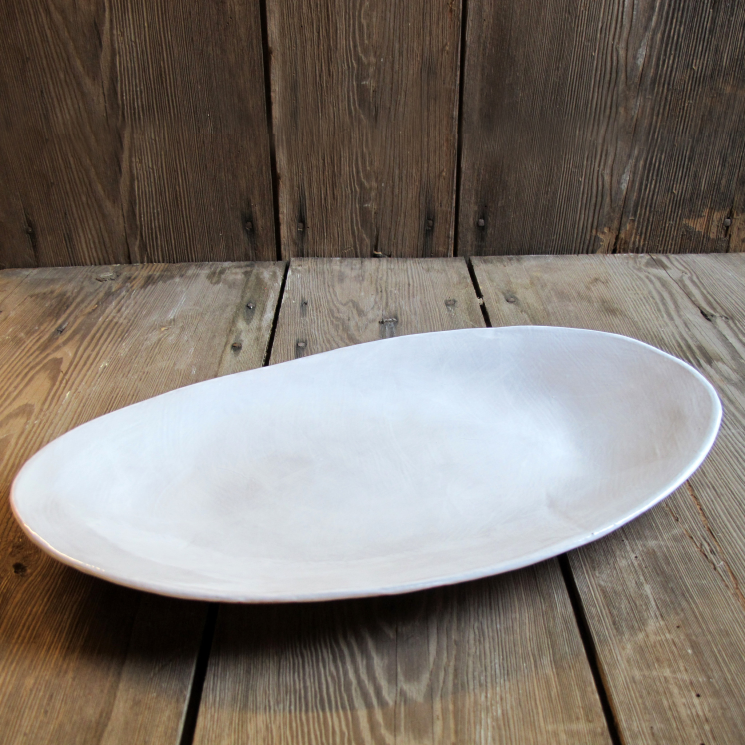 Large Oval Serving Platter - Cotton