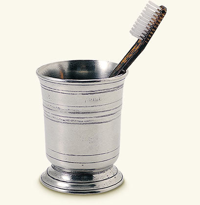 Pewter Toothbrush Cup