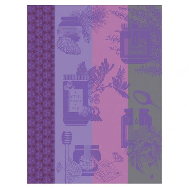 Miel en Pot Tea Towel - Purple