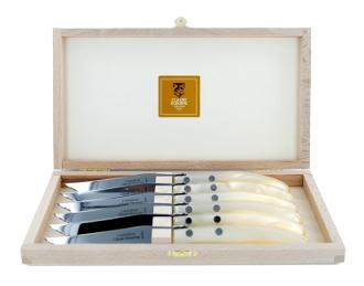 Natural Handle - Box of 4 Steak Knives