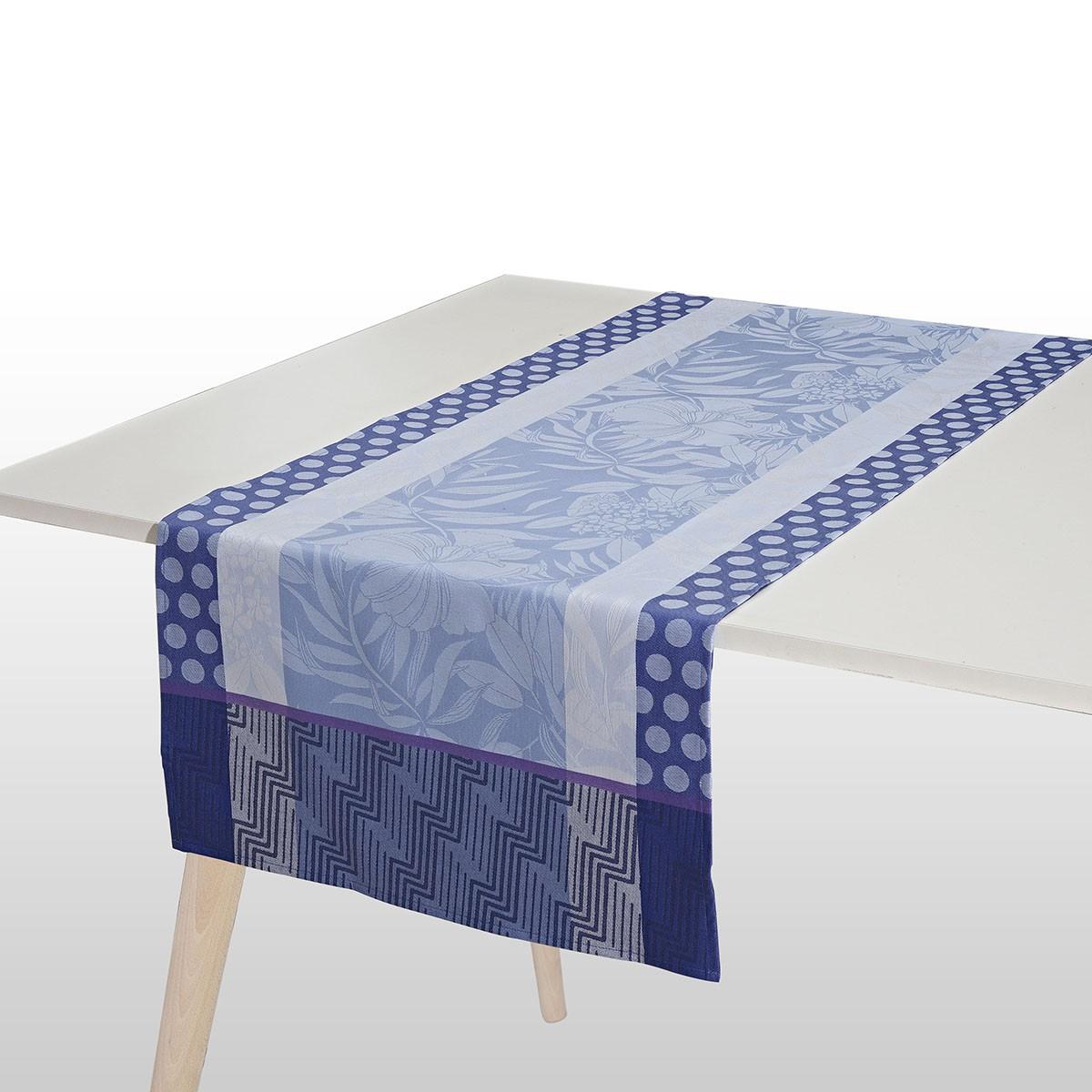 Nature Urbaine Table Runner - Electric Blue