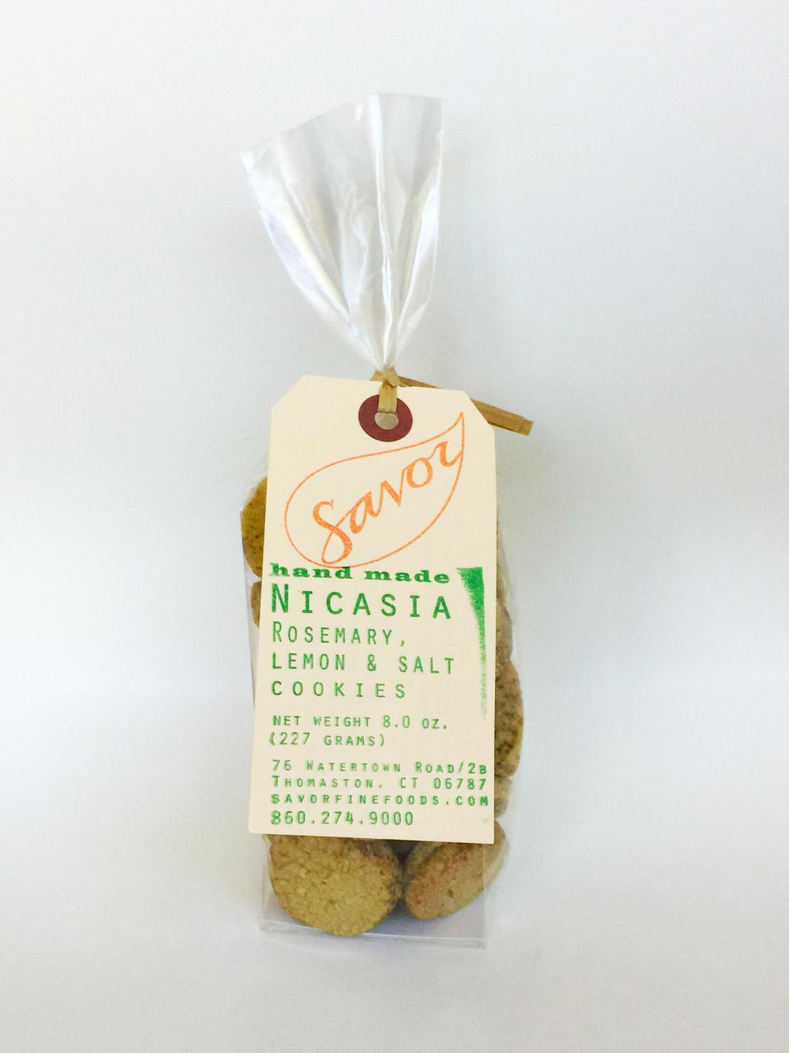 Nicasia Cookies - Lemon, Rosemary, Salt