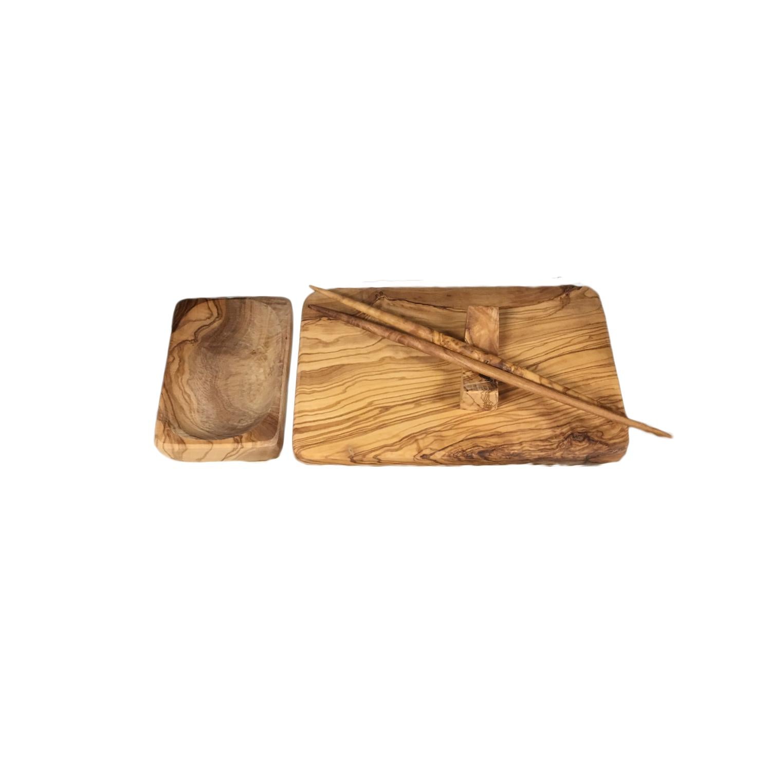 Olive Wood Sushi Set