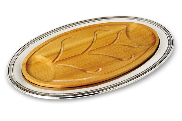 Oval Carving Platter with Insert