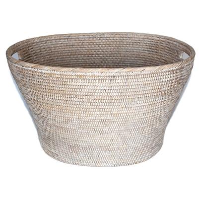 Oval Family Basket - Whitewash