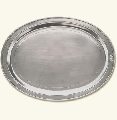 Oval Incised Tray - Medium