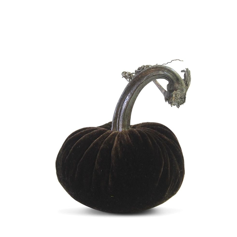 3" Velvet Pumpkin