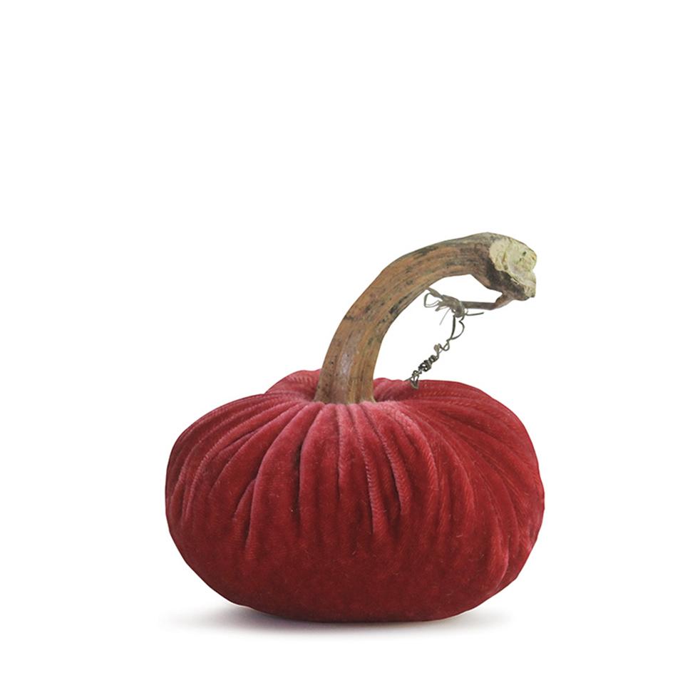 3" Velvet Pumpkin