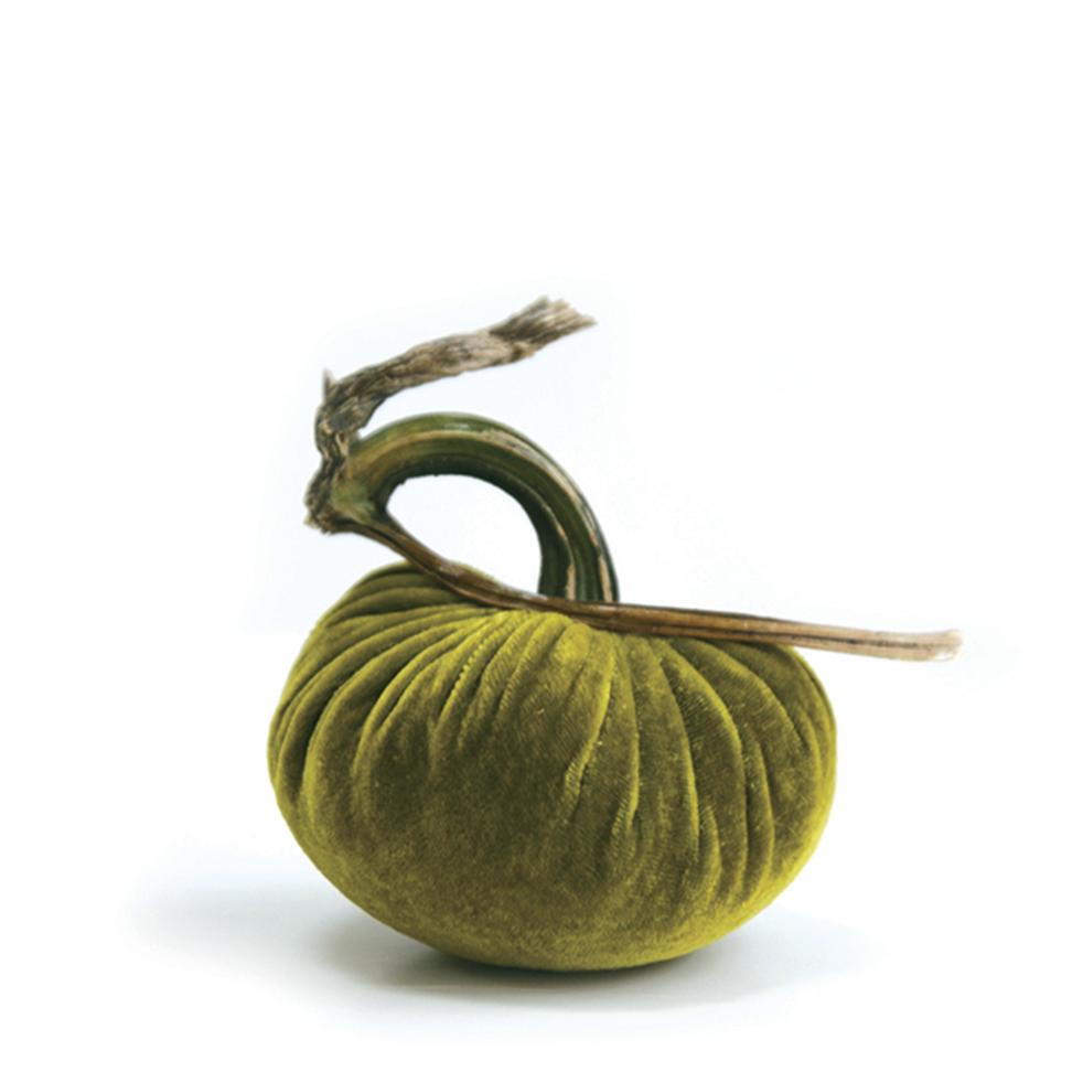 3" Velvet Pumpkin