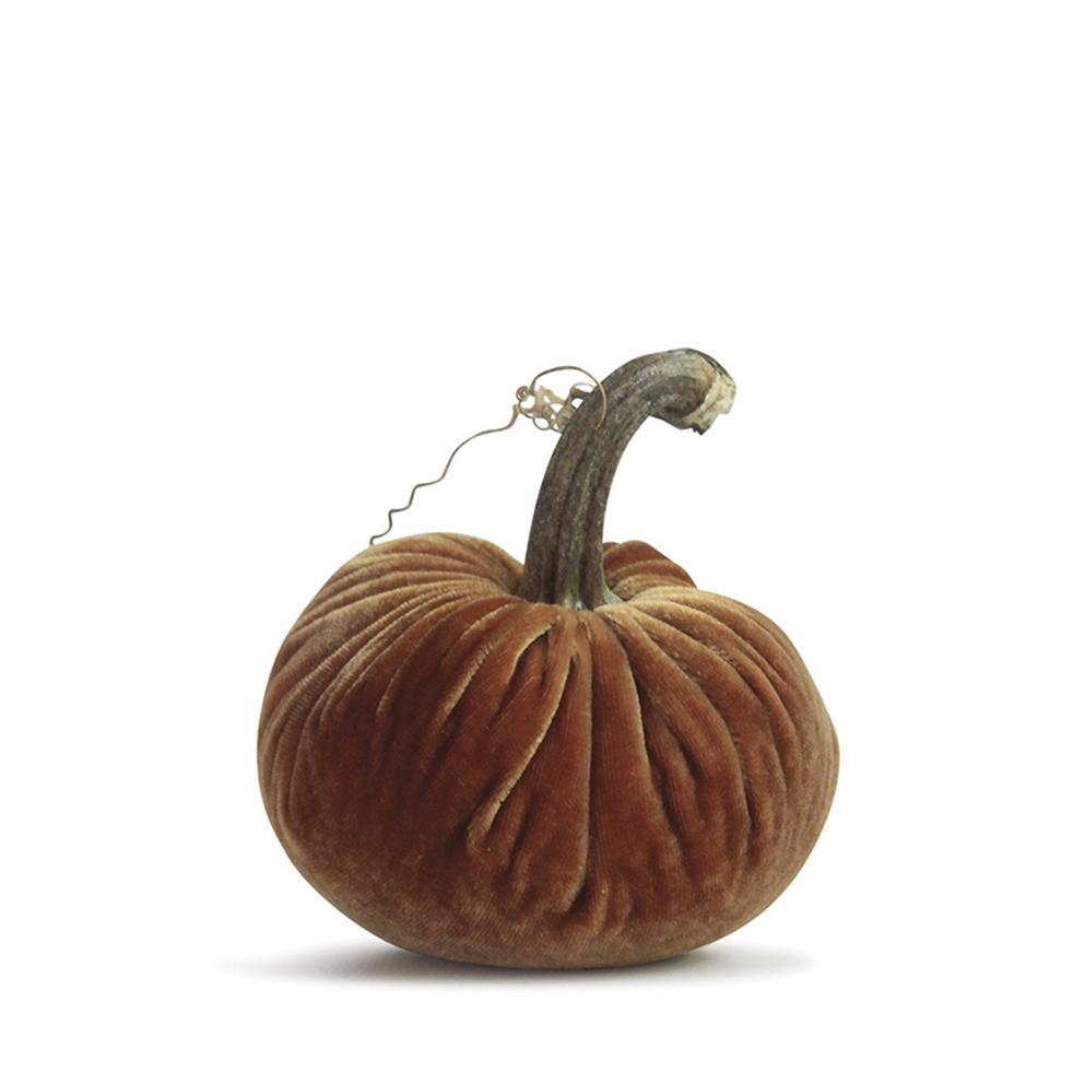 5" Velvet Pumpkin