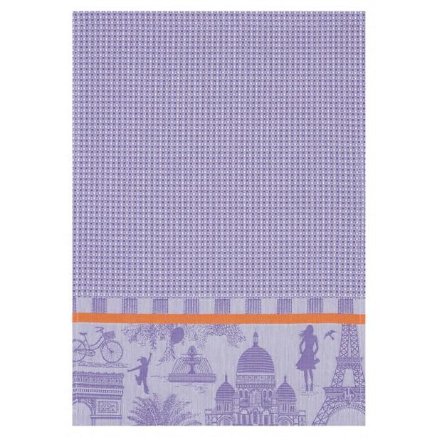 Toile de Paris Hand Towel - Purple