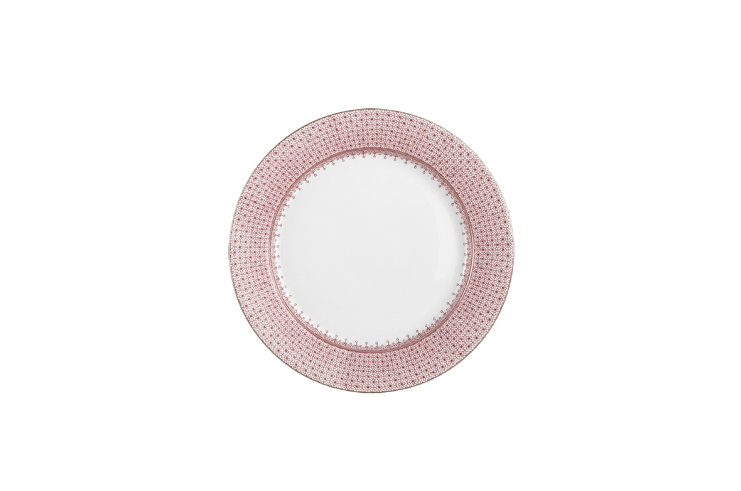 Pink Lace Bread Plate
