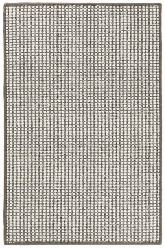Pixel Grey Woven Sisal/Wool Rug - 2x3'