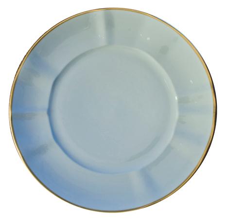 Powder Blue Dinner Plate