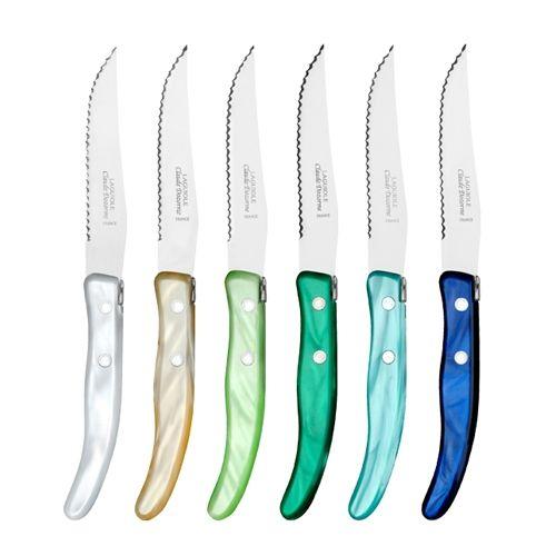 Rainbow Steak Knives - Set of 12