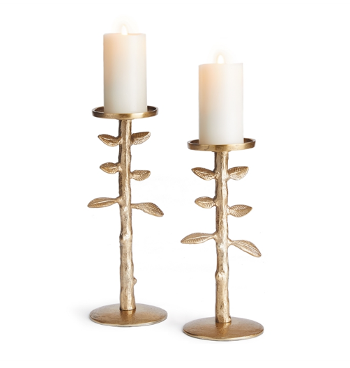 Brier Candle Stand - Set of 2