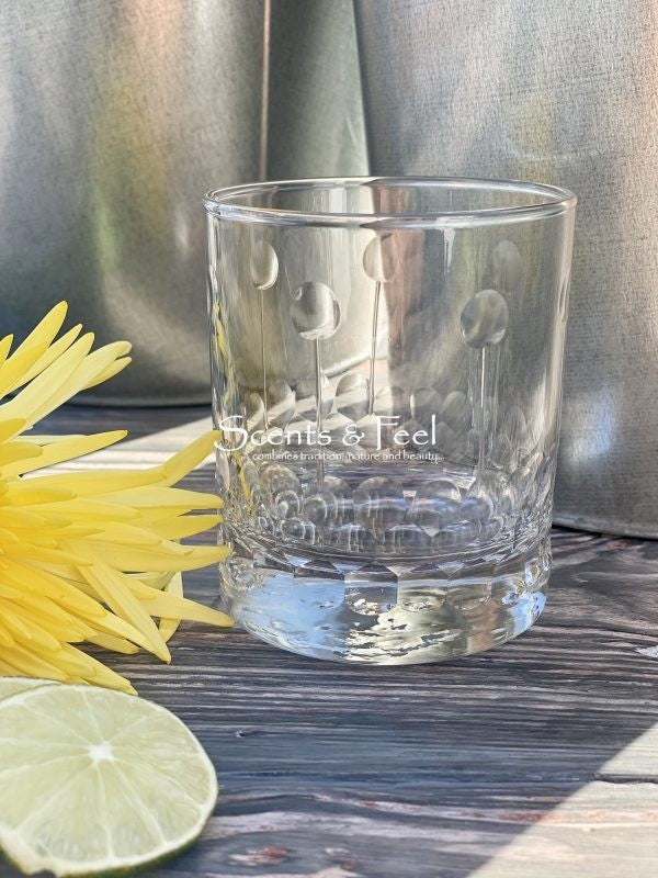 Clear Bubbles Drinking Glass: Set of 6