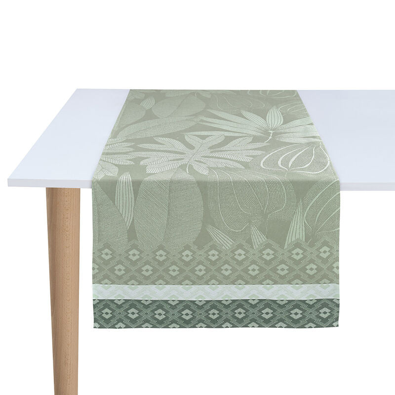 Sauvage Green Table Runner - 20x59"