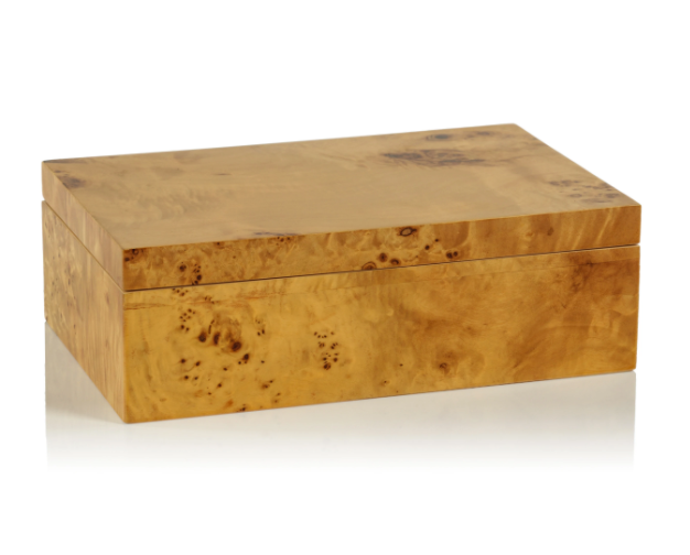 Leiden Burl Wood Box - Large